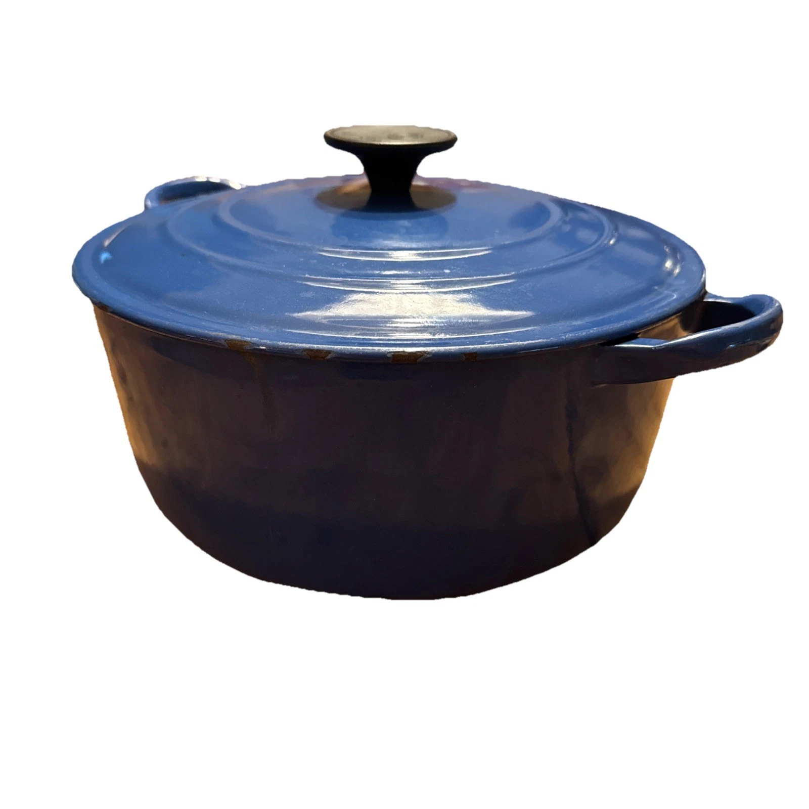 Le Creuset 4.5 Qt Cobalt Blue Enameled Cast Iron Dutch Oven Made in France