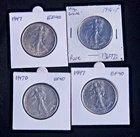 Walking Liberty Halfs lot of 4