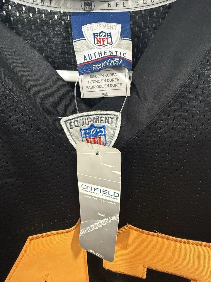 Auténtica camiseta de fútbol americano Reebok Troy Polamalu XL NFL Foto 3 de 4