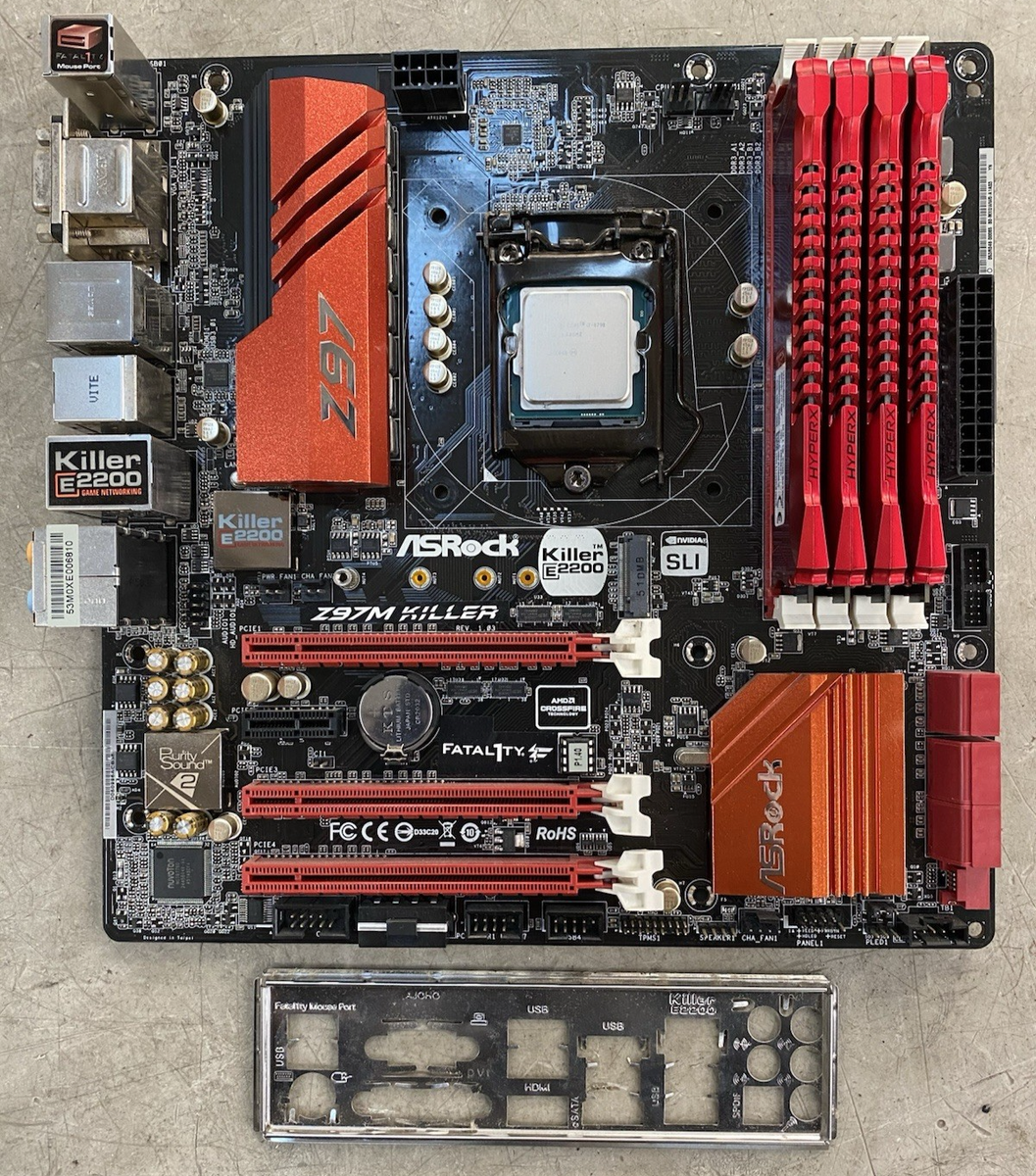 ASRock Fatal1ty Z97X Killer, LGA 1150, Intel Motherboard for sale