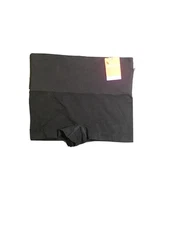 Spanx Black Shaping Boyshorts WOMENS SIZE LARGE ZP-6845