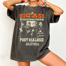 Post Malone Concert 2026 Shirt,Big Ass Stadium Tour Tee Post Malone & Jelly Roll