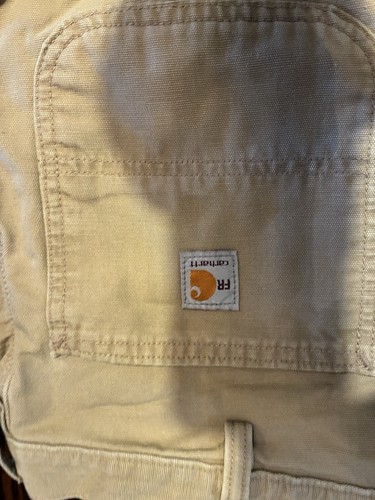 Carhartt FR CAT 2 2112 Pantalone Cargo Uomo Vestibilità Larga 38x36 Marrone Usato - Foto 7 di 10
