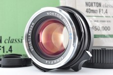 Voigtlander NOKTON Classic 40mm F1.4 SC VM MF Lens Leica M From Japan MINT  