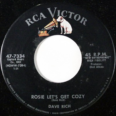 Dave Rich - Rosie Let's Get Cozy (7'') (Near Mint (NM or M-)) - 3494164508