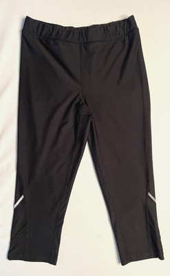 Exersion Black Fitted Activewear Legging Capris Women's Size M