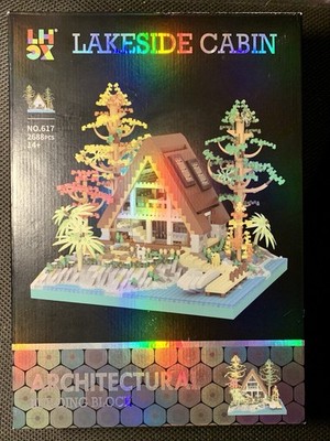 LHCX Lakeside Cabin Architectural Micro Building Blocks #617 ~New