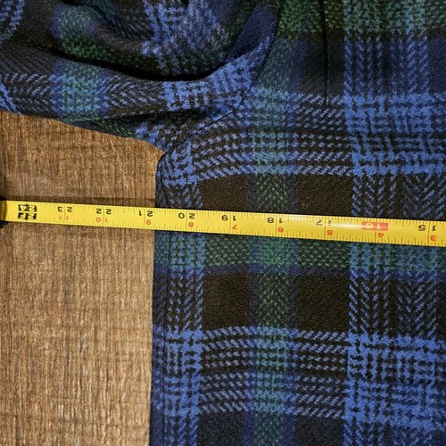 Vintage womens Pendleton Wool blue/black/green plaid crop jacket, size S? - Picture 11 of 13