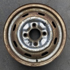 Volkswagen Steel Beetle Karmann Ghia Oem Wheel 15x4 1968-1972 Rim Original 69648 Volkswagen Steel Beetle Karmann Ghia Oem Wheel 15x4 1968-1972 Rim Original 69648