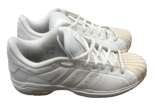 Adidas Herren Sneaker Pro Modell, Bounce Größe 10 weiß. {52}.