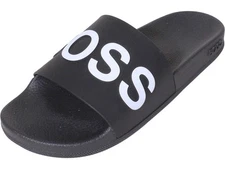 Hugo Boss Bay Slides Black Men's Sandals Shoes 50425152 Sz: 9