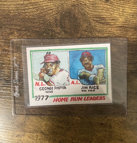 George Foster / Jim Rice [Vintage Stock] #58 2025 Topps Shoebox Treasures card