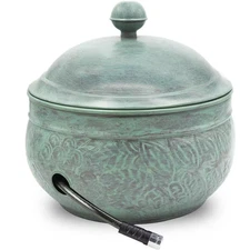 Key West Hose Pot with Lid - Blue Verde