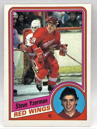 1984-85 O-Pee-Chee Steve Yzerman RC #67 Rookie Card Detroit Red Wings HOF