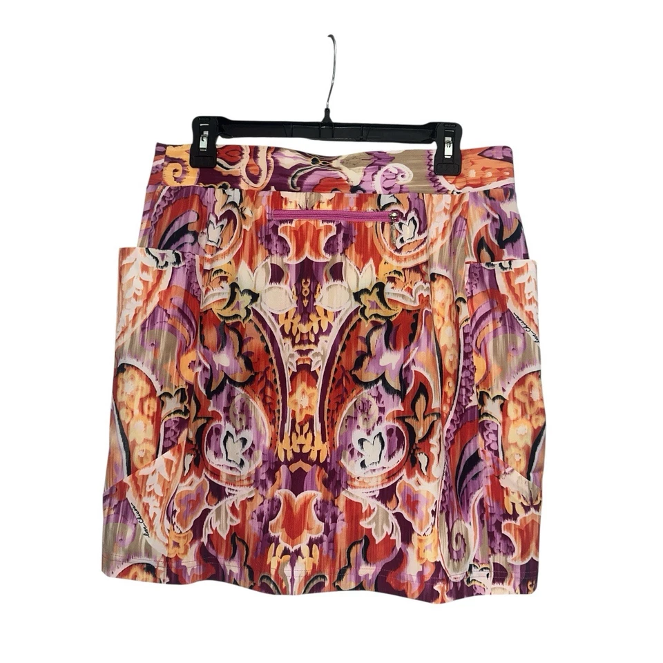 Pantalón Corto Chicos Zenergy UPF Estampado Paisely Talla 1 EE. UU. Talla 8 Colorido Ropa Activa Nuevo con Etiquetas Foto 2 de 4