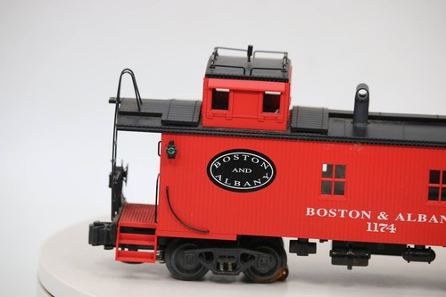 K LINE BOSTON & ALBANY RED OFF-CENTER CUPOLA CABOOSE K616-3181 O SCALE 1:48 - Picture 21 of 24