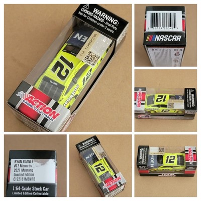 ALL DIECAST 2021 Ryan Blaney #12 Menards Moen ARC Action Nascar 1:64 Penske NIB