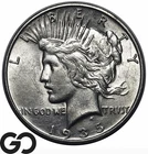 1935-S Peace Dollar, Choice AU++/Unc Final Year Better Date Issue!