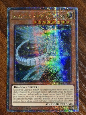 Galaxy-Eyes Afterglow Dragon RA01-EN017 - Quarter Century Secret Rare - NM!