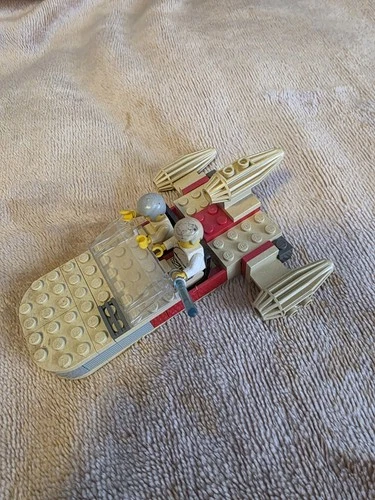 LEGO 7110 Star Wars: Landspeeder - 100% COMPLETE Luke and Obi-Wan Minifigures