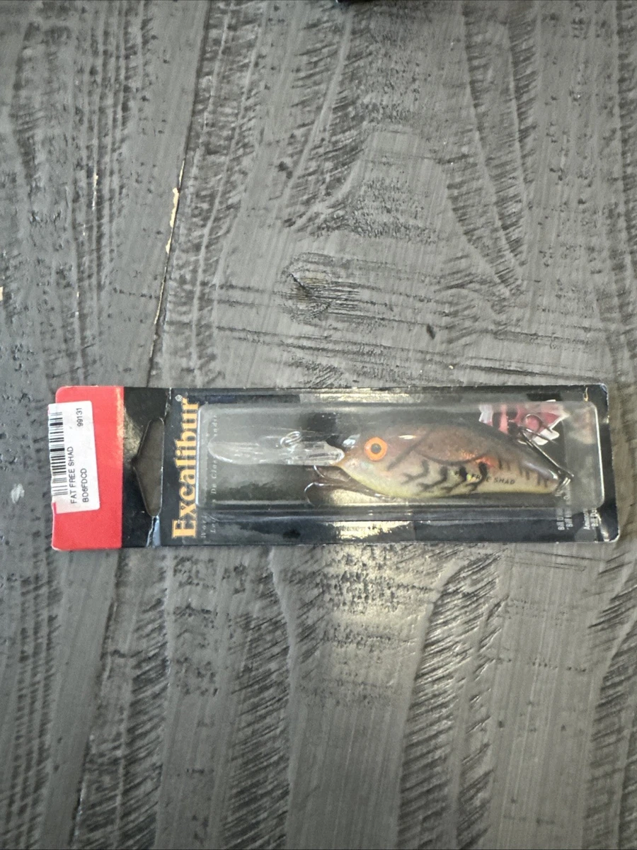 BOMBER / EXCALIBUR Fat Free Shad Crankbaits 7/8 oz Lot of 3 Lures 1 BILL DANCE EUR 12,70 - FR