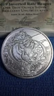 2019 Inverted Rate Reaper 1 oz. Silver Shield DOD Series #24 BU w/ COA, Copper