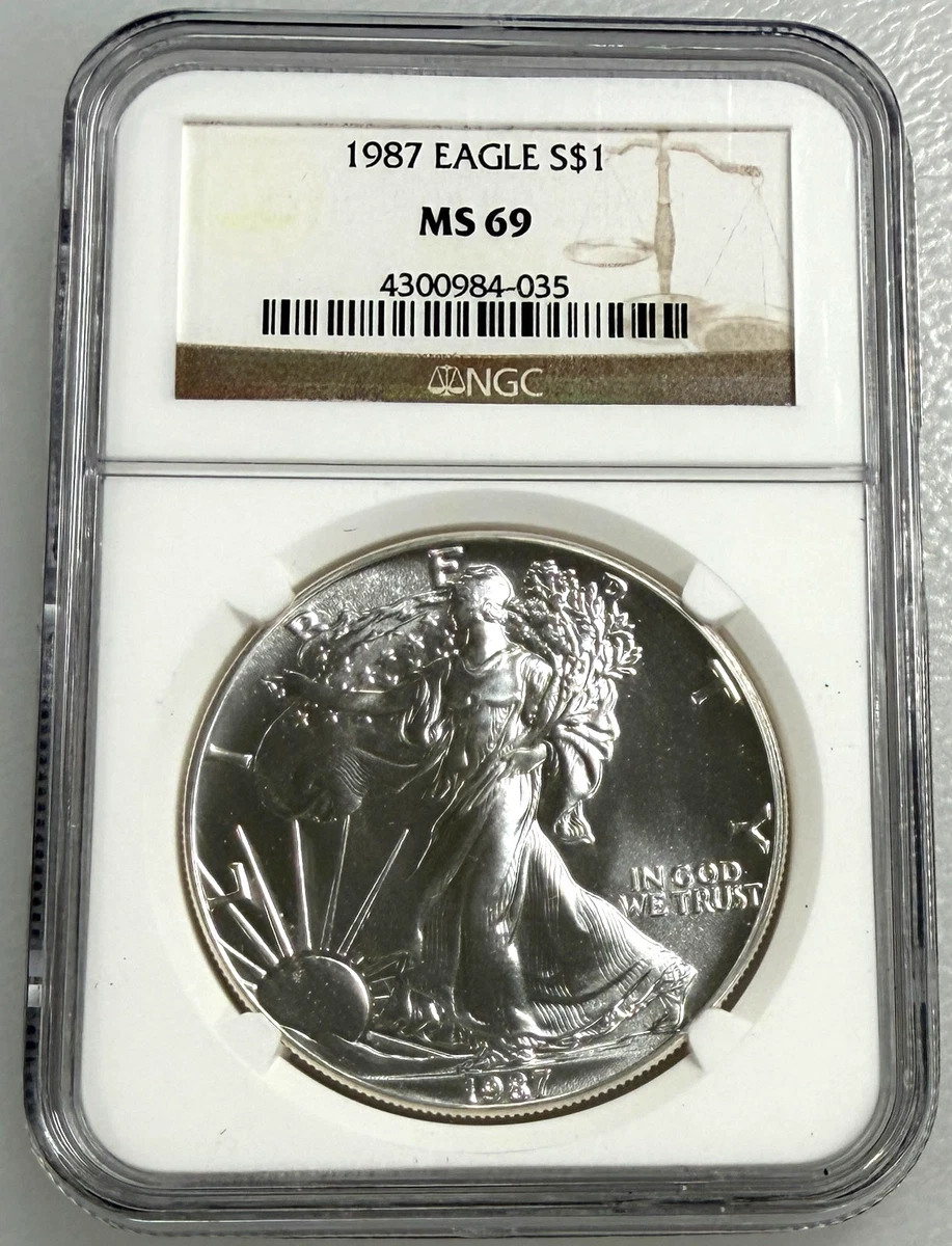 1987 Grade MS 69 NGC Certified Silver Bullion Coins for sale | eBay