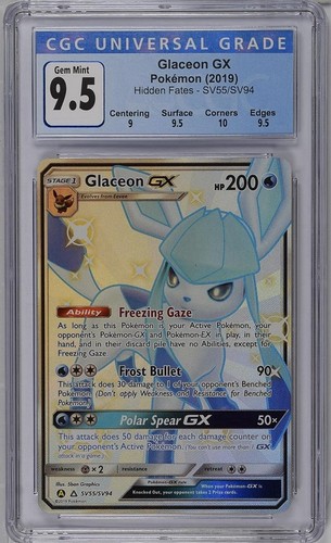 Glaceon-GX graded CGC 9.5 for sale on eBay