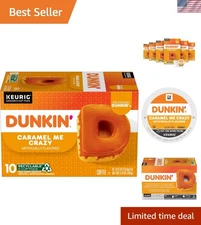 Dunkin Caramel Me Crazy Flavored Coffee Pods, 60ct