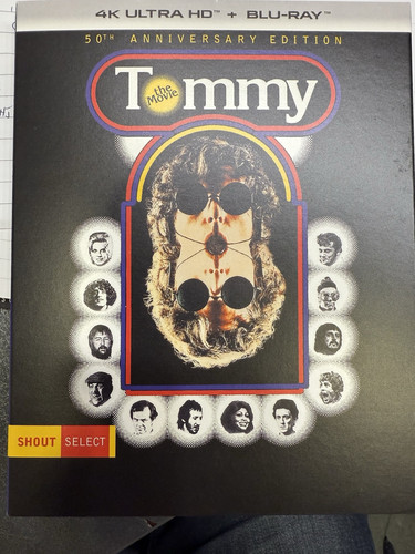 Tommy 50th Anniversary 4K UHD + Region A Blu Ray USA Import In Stock WITH SLIP - Picture 1 of 2