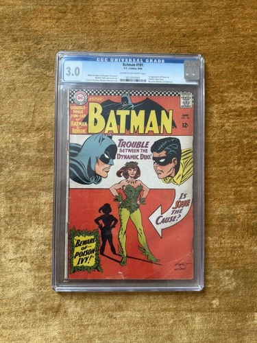 Batman # 181 graded comic book CGC 3.0 1966 DC 1st Appearance of Poison Ivy