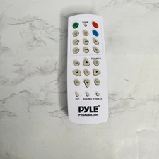 GP-1 LCD Multimedia Player Game Projector Remote OEM White TESTED