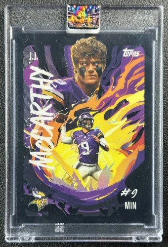 2025 Topps Chrome J.J. McCarthy Base (RAW)