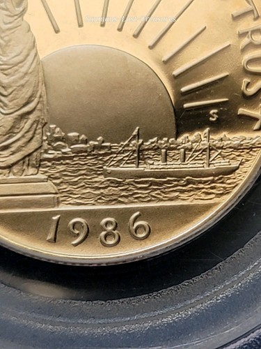1986-S Statue Of Liberty Commemorative Half Dollar PR69 DCAM PCGS - Picture 5 of 5