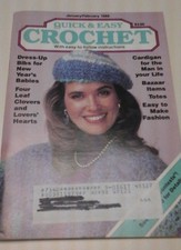 QUICK AND EASY CROCHET JAN/FEB ISSUE 1988