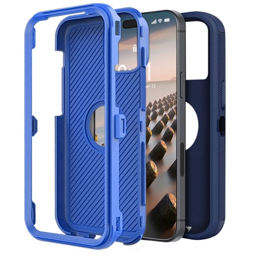 For iPhone 14 13 12 11 Pro Max/14 15 16 Plus XR Case Heavy Duty Shockproof Cover - Picture 4 of 54