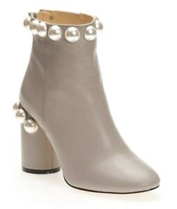 Katy-Perry-Womens-The-Opearl-Nappa-Fashion-Block-Heel-Booties-Gray-Size-5-5