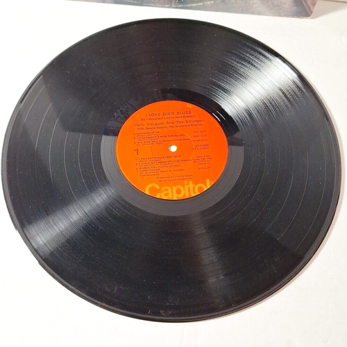 Merle Haggard And The Strangers I Love Dixie Blues Vinyl LP Live Record ST-11200 - Picture 2 of 5
