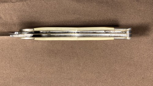 Parker-Frost USA Two Bade Folding Hunter Scrimshaw Knife-Bear Cub 1978-8 - Picture 8 of 14