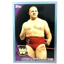 Nikolai Volkoff 2010 Topps WWE Legends Blue Parallel #86 1273/2010