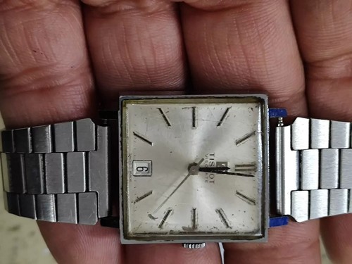 Vintage Tissot Visodate Mens Wristwatch Hand Wind Square Working - Picture 8 of 9