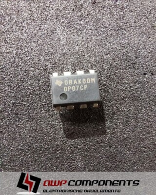 1,49  (5 Stk.) OP07CP - OP Low Offset DIP-8 - Texas Instruments Original !