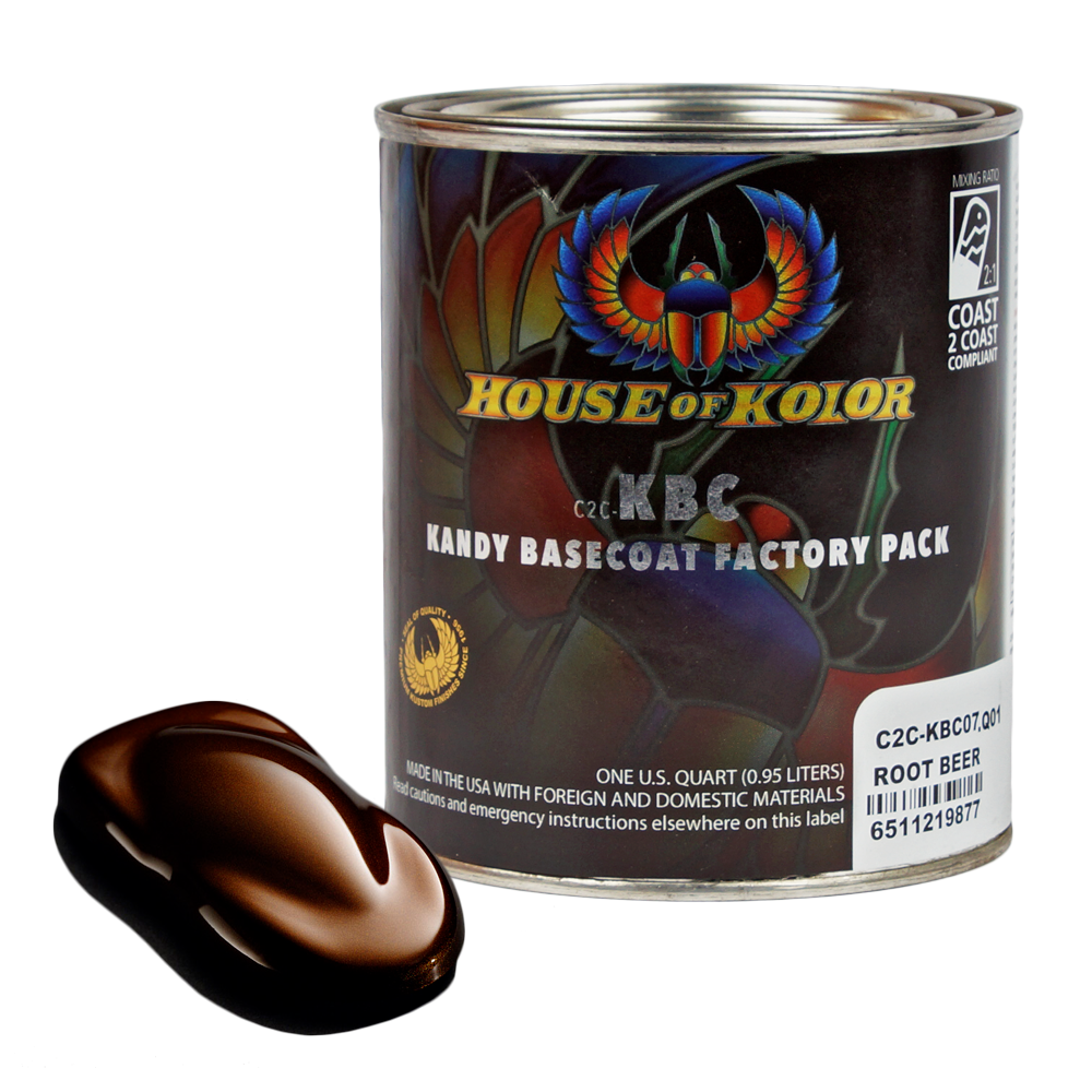 House of Kolor C2C-KBC07 ROOT BEER Shimrin Kandy Basecoat House of Kolor C2C-KBC07 ROOT BEER Shimrin Kandy Basecoat