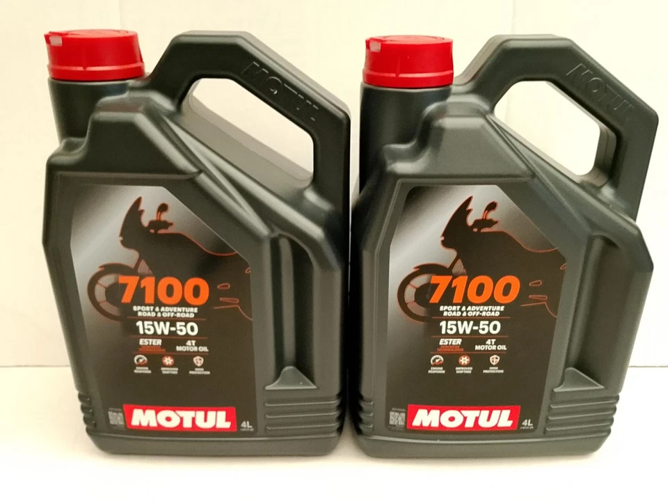 10,61 €/l Aceite de motor Motul 7100 4T SAE 15W-50 2x4 L Premium 4 tiempos ¡NUEVO!