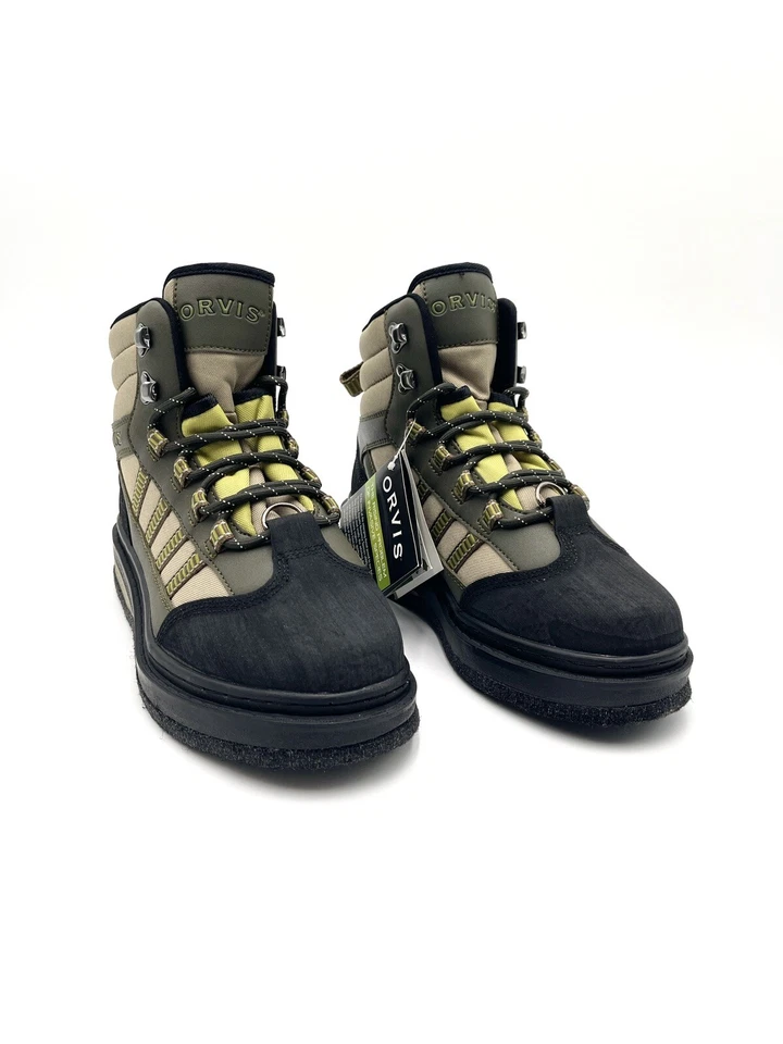 Botas de Vadeo ORVIS Ligeras Pesca con Mosca Suela de Fieltro Botas para Hombres Talla 8 Tostado Oliva Foto 3 de 4
