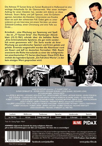 77 Sunset Strip - Vol. 2, 16 Folgen auf 3 Discs DVD Efrem Zimbalist Jr. 1959 - Bild 2 von 7