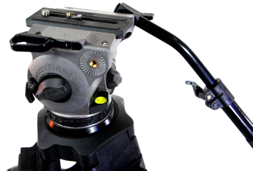 CARTONI FOCUS F100 CF CARBON TRIPOD SYS MIDSPR TDKN PL BAG TBAR SERVICED 26 Lbs! - Picture 4 of 15