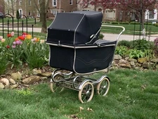 Beautiful Pram Stroll-O-Chair Mid-century USA Made, Wonderful Baby Transport 