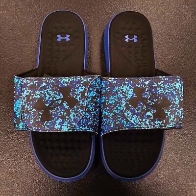 Under Armour Men's Ignite Pro Graphic Strap Slide Sandal Flip Flop NWT 2023!!!
