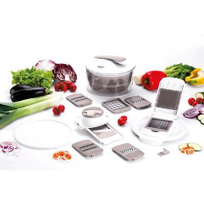 ELISS K1920-T Multifunktions Küchenwerkzeug Salatschleuder Multischneider NEU
